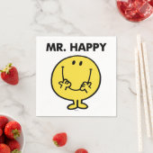 Mr Happy | Giant Smiley Face Servetten (Insitu)