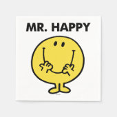 Mr Happy | Giant Smiley Face Servetten (Voorkant)