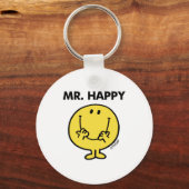 Mr Happy | Giant Smiley Face Sleutelhanger (Voorkant)