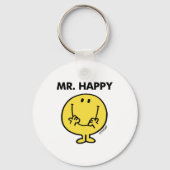 Mr Happy | Giant Smiley Face Sleutelhanger (Achterkant)