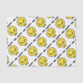 Mr Happy | Giant Smiley Face Tissuepapier (Voorkant)