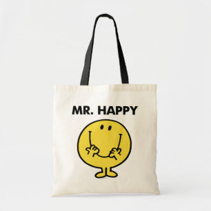 Mr Happy Giant Smiley Face Tote Bag