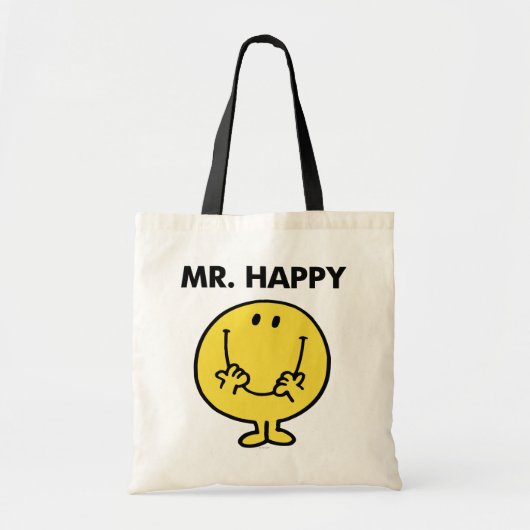 Mr Happy | Giant Smiley Face Tote Bag (Voorkant)