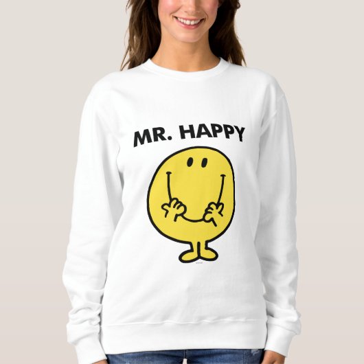 Mr Happy | Giant Smiley Face Trui (Voorkant)