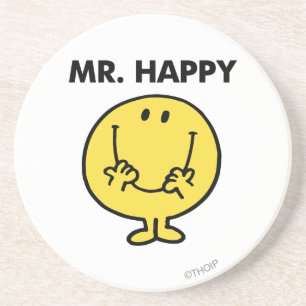 Mr Happy Giant Smiley Face Zandsteen Onderzetter