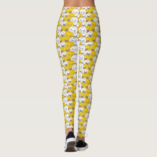 Mr Happy | Knipperend glimlach Leggings (Achterkant)