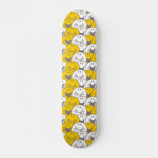 Mr Happy | Knipperend glimlach Skateboard (Voorkant)