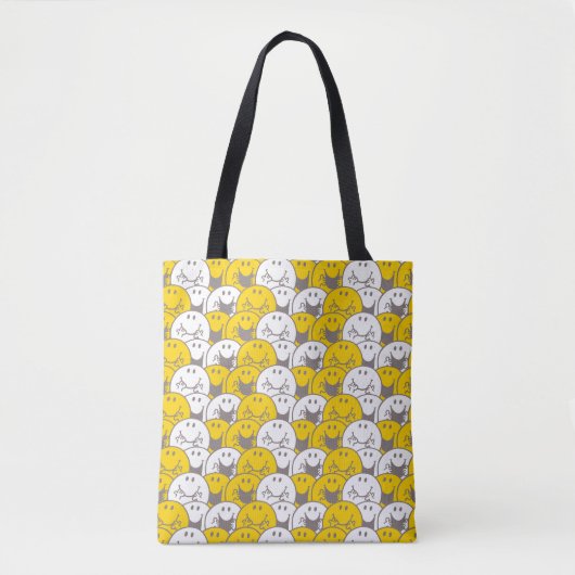 Mr Happy | Knipperend glimlach Tote Bag (Voorkant)