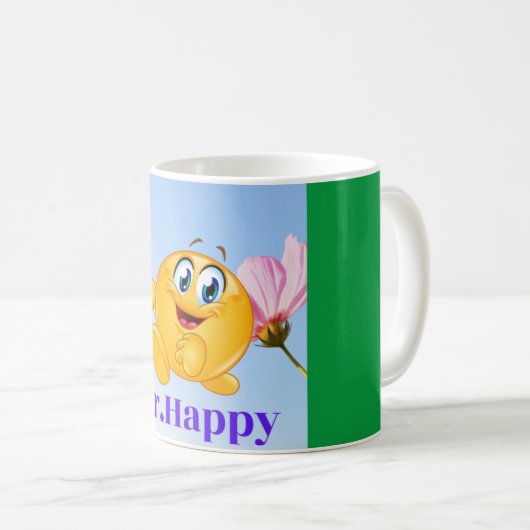 Mr. Happy Koffiemok (Voorkant rechts)