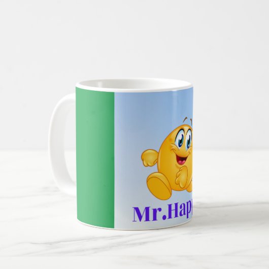 Mr. Happy Koffiemok (Voorkant links)