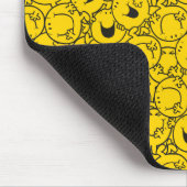 Mr Happy | Partij gele glimlach Muismat (Hoek)