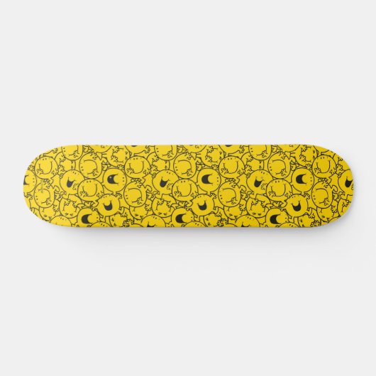 Mr Happy | Partij gele glimlach Skateboard (Horizontaal)