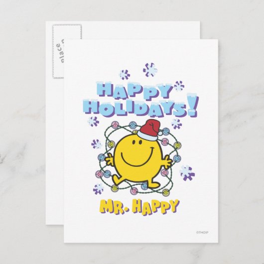 Mr Happy | Prettige feestdagen €? (Voorkant / Achterkant)
