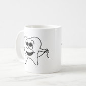 Mr Happy Tooth Koffiemok (Voorkant links)