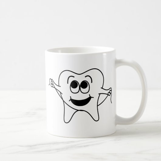 Mr Happy Tooth Koffiemok (Rechts)