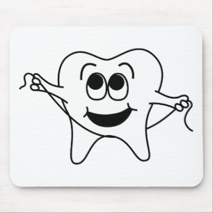 Mr Happy Tooth Muismat