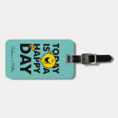 Mr Happy | Vandaag is het een gelukkige dag Bagagelabel (Voorkant horizontaal)