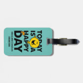 Mr Happy | Vandaag is het een gelukkige dag Bagagelabel (Achterkant horizontaal)