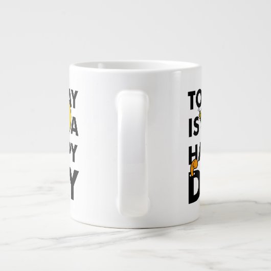 Mr Happy | Vandaag is het een gelukkige dag Grote Koffiekop (Achterkant)