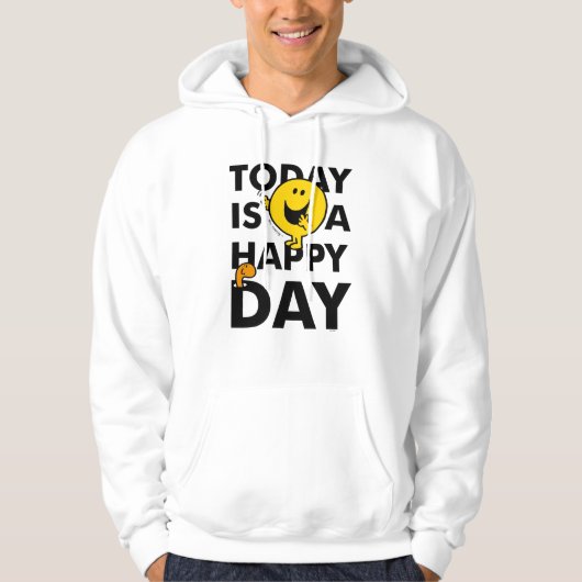 Mr Happy | Vandaag is het een gelukkige dag Hoodie (Voorkant)