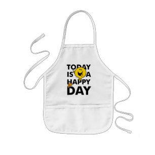 Mr Happy   Vandaag is het een gelukkige dag Kinder Schort