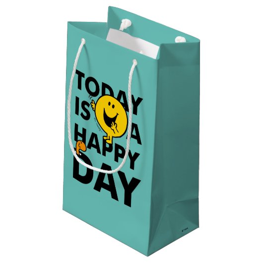 Mr Happy | Vandaag is het een gelukkige dag Klein Cadeauzakje (Achterkant Gekanteld)