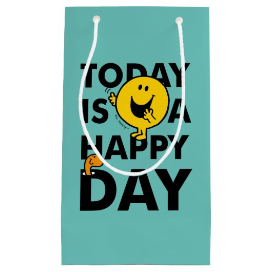 Mr Happy | Vandaag is het een gelukkige dag Klein Cadeauzakje (Voorkant)