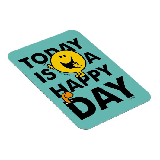 Mr Happy | Vandaag is het een gelukkige dag Magneet (Rechterzijde)