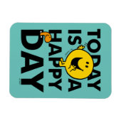 Mr Happy | Vandaag is het een gelukkige dag Magneet (Horizontaal)