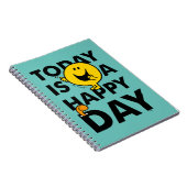 Mr Happy | Vandaag is het een gelukkige dag Notitieboek (Rechterzijde)