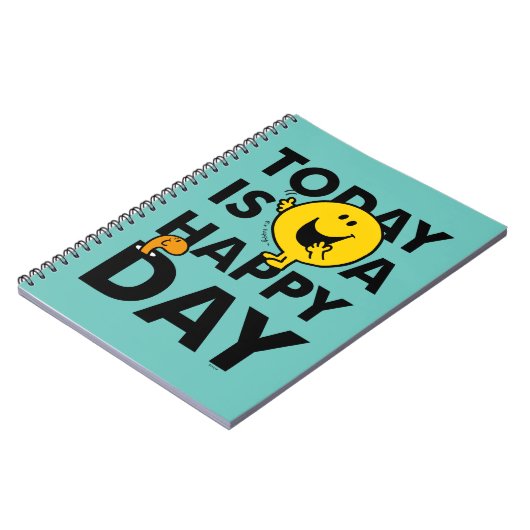 Mr Happy | Vandaag is het een gelukkige dag Notitieboek (Linkerzijde)