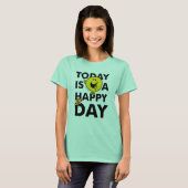 Mr Happy | Vandaag is het een gelukkige dag T-shirt (Voorkant volledig)