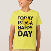 Mr Happy | Vandaag is het een gelukkige dag T-shirt (Voorkant)