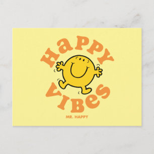 Mr Happy Vibes Briefkaart