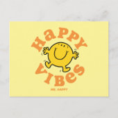 Mr Happy Vibes Briefkaart (Voorkant)