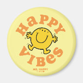 Mr Happy Vibes Magneet (Voorkant)