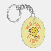 Mr Happy Vibes Sleutelhanger (Voorkant Links)