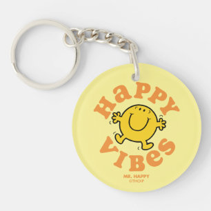 Mr Happy Vibes Sleutelhanger