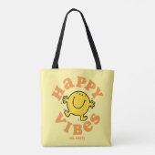Mr Happy Vibes Tote Bag (Achterkant)
