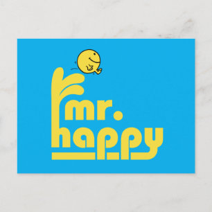 Mr Happy   waterfontein Briefkaart