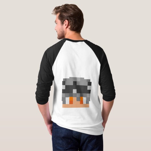 Mr. herozon logo met skin t-shirt (Achterkant volledig)