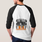 Mr. herozon logo met skin t-shirt (Achterkant)