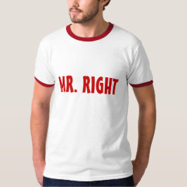 MR HET RECHT OM, T-SHIRT