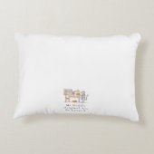 Mr Hiddle Cooks Turkey Season Greetings Card Accent Kussen (Achterkant)