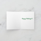 Mr. Honks VS De kerstboomkaart Feestdagen Kaart (Binnen)