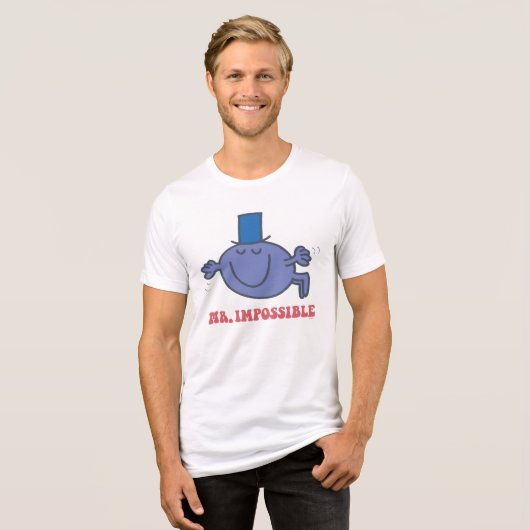 Mr. Impossible in Flight Tri-Blend Shirt (Voorkant volledig)