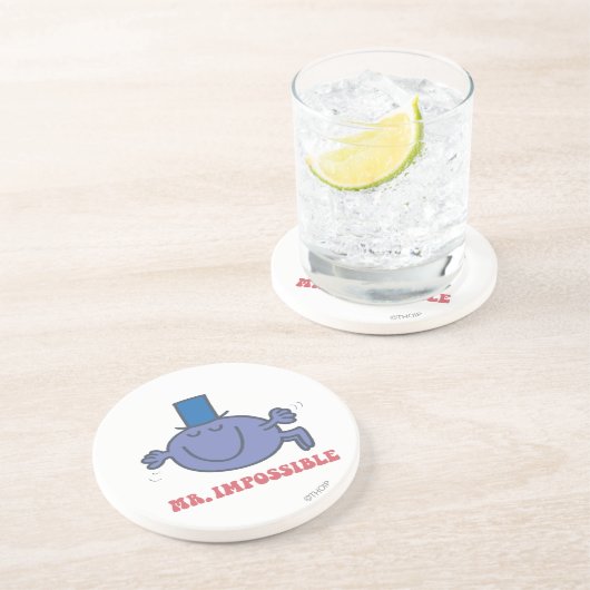 Mr. Impossible in Flight Zandsteen Onderzetter (Zijkant)