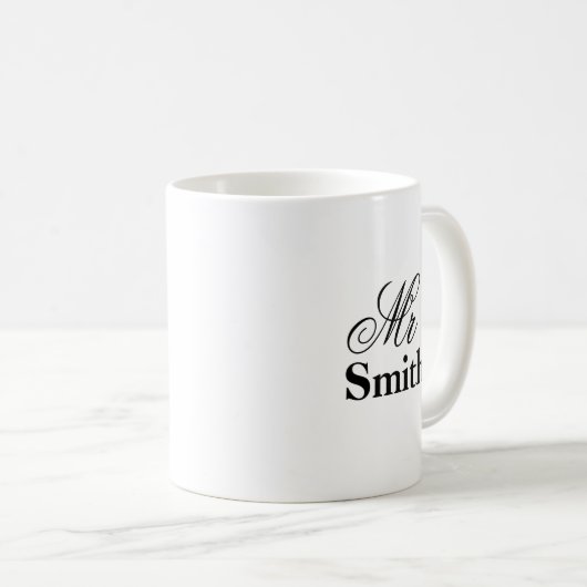 Mr Jouw naam Koffiemok (Voorkant rechts)