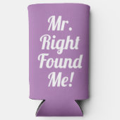 Mr. Juist heeft me gevonden. - Funny - Wedding - L Seltzer Blikjeskoeler (Voorkant)