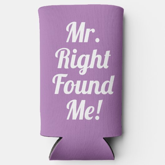 Mr. Juist heeft me gevonden. - Funny - Wedding - L Seltzer Blikjeskoeler (Voorkant)